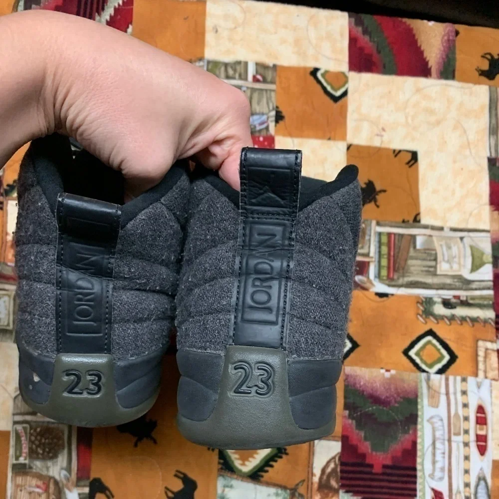 air jordan 12 retro‎ wool sneakers